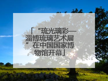 “琉光璃彩—淄博琉璃艺术展”在中国国家博物馆开幕