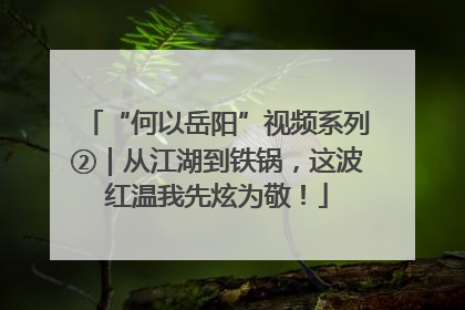“何以岳阳”视频系列②｜从江湖到铁锅，这波红温我先炫为敬！