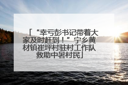 “幸亏彭书记带着大家及时赶到！”宁乡黄材镇崔坪村驻村工作队救助中暑村民