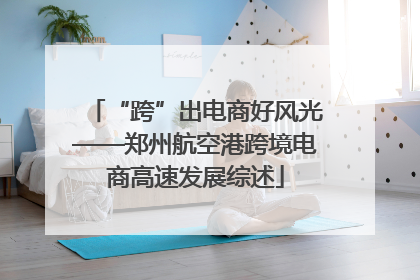 “跨”出电商好风光——郑州航空港跨境电商高速发展综述