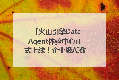 火山引擎Data Agent体验中心正式上线！企业级AI数据专家触手可及