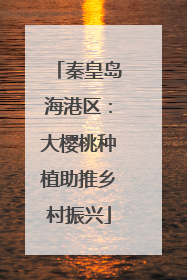 秦皇岛海港区：大樱桃种植助推乡村振兴