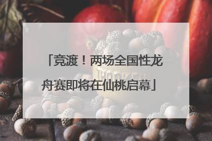 竞渡！两场全国性龙舟赛即将在仙桃启幕