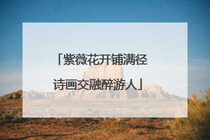 紫薇花开铺满径 诗画交融醉游人