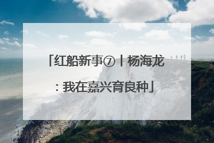红船新事⑦丨杨海龙：我在嘉兴育良种
