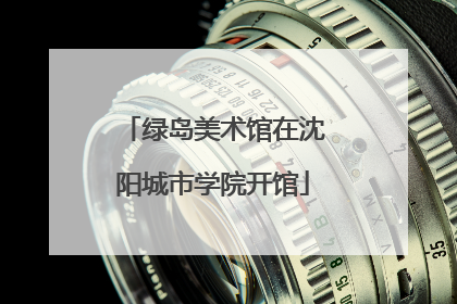绿岛美术馆在沈阳城市学院开馆