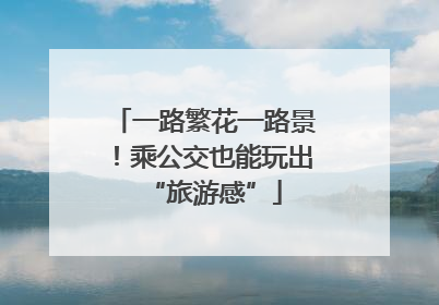一路繁花一路景！乘公交也能玩出“旅游感”