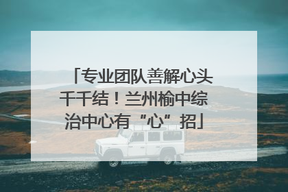 专业团队善解心头千千结！兰州榆中综治中心有“心”招