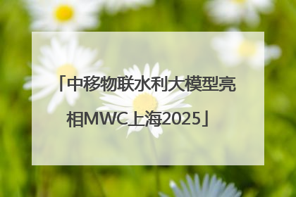 中移物联水利大模型亮相MWC上海2025