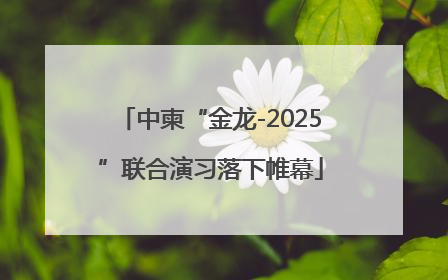 中柬“金龙-2025”联合演习落下帷幕