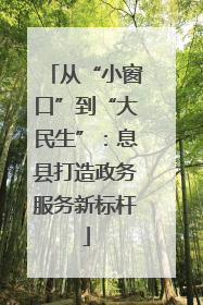 从“小窗口”到“大民生”：息县打造政务服务新标杆
