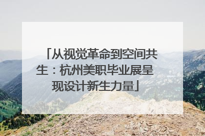 从视觉革命到空间共生：杭州美职毕业展呈现设计新生力量