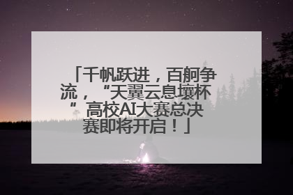 千帆跃进，百舸争流，“天翼云息壤杯”高校AI大赛总决赛即将开启！