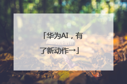 华为AI，有了新动作→