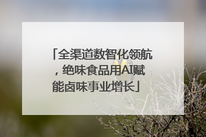全渠道数智化领航，绝味食品用AI赋能卤味事业增长