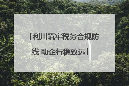 利川筑牢税务合规防线 助企行稳致远