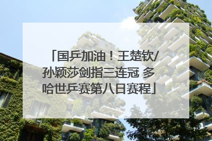 国乒加油！王楚钦/孙颖莎剑指三连冠 多哈世乒赛第八日赛程