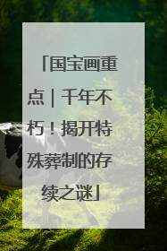 国宝画重点｜千年不朽！揭开特殊葬制的存续之谜