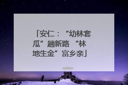 安仁：“幼林套瓜”趟新路 “林地生金”富乡亲