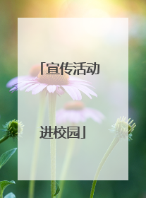 宣传活动进校园