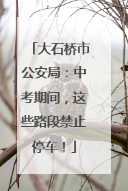 大石桥市公安局：中考期间，这些路段禁止停车！