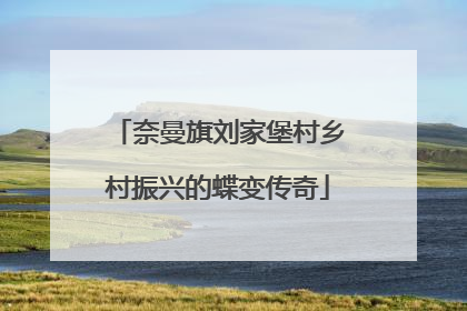 奈曼旗刘家堡村乡村振兴的蝶变传奇