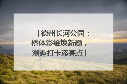 德州长河公园：桥体彩绘焕新颜，潮趣打卡添亮点