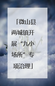 微山县两城镇开展“九小场所”专项治理
