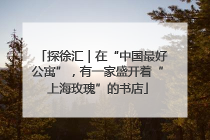 探徐汇｜在“中国最好公寓”，有一家盛开着“上海玫瑰”的书店