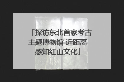 探访东北首家考古主题博物馆 近距离感知红山文化