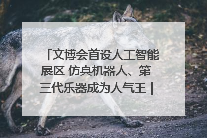 文博会首设人工智能展区 仿真机器人、第三代乐器成为人气王｜文博向“新”