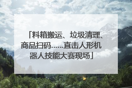 料箱搬运、垃圾清理、商品扫码……直击人形机器人技能大赛现场