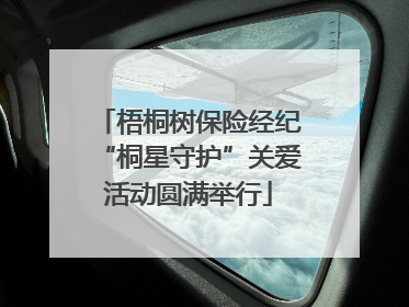 梧桐树保险经纪“桐星守护”关爱活动圆满举行