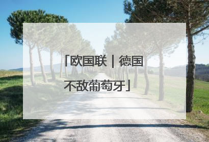 欧国联｜德国不敌葡萄牙