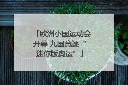 欧洲小国运动会开幕 九国竞逐“迷你版奥运”
