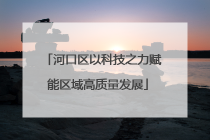 河口区以科技之力赋能区域高质量发展