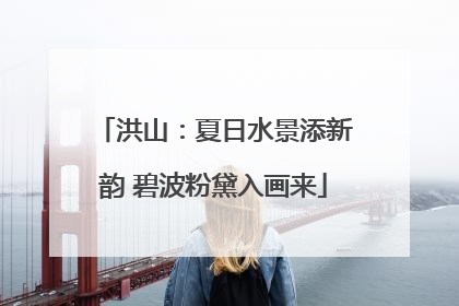 洪山：夏日水景添新韵 碧波粉黛入画来