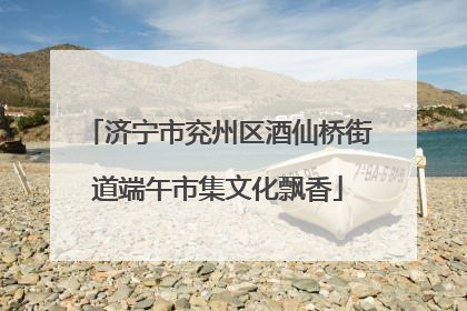 济宁市兖州区酒仙桥街道端午市集文化飘香