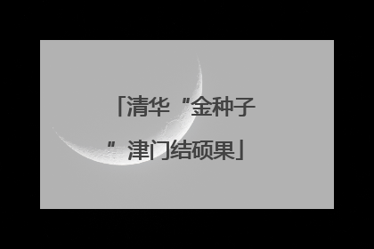 清华“金种子”津门结硕果
