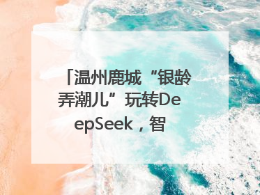 温州鹿城“银龄弄潮儿”玩转DeepSeek，智慧生活触手可及