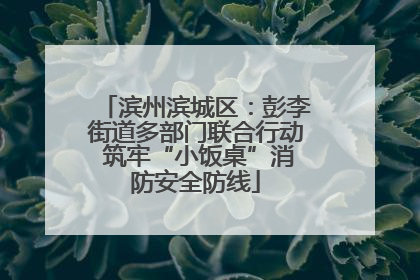 滨州滨城区：彭李街道多部门联合行动 筑牢“小饭桌”消防安全防线