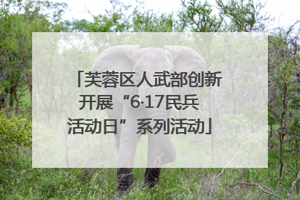 芙蓉区人武部创新开展“6·17民兵活动日”系列活动