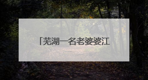 芜湖一名老婆婆江边洗衣不慎落水，拖船船员跳水救人