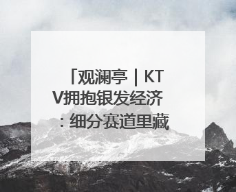 观澜亭｜KTV拥抱银发经济：细分赛道里藏着潜在需求