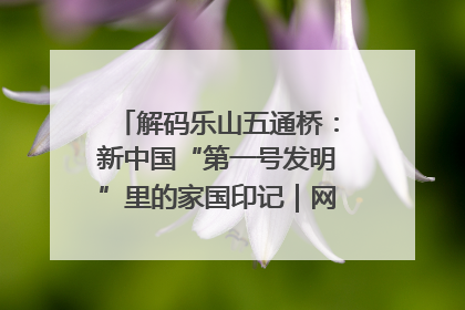 解码乐山五通桥：新中国“第一号发明”里的家国印记｜网络名人四川行