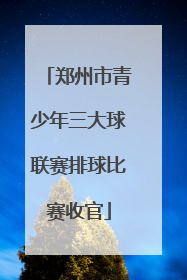 郑州市青少年三大球联赛排球比赛收官