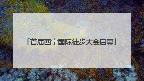 首届西宁国际徒步大会启幕