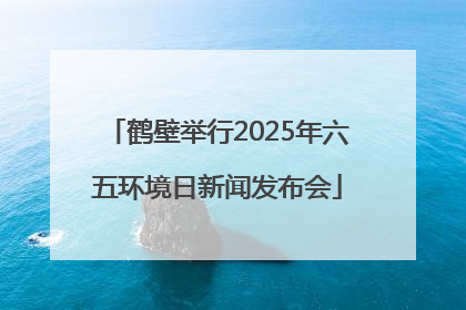 鹤壁举行2025年六五环境日新闻发布会