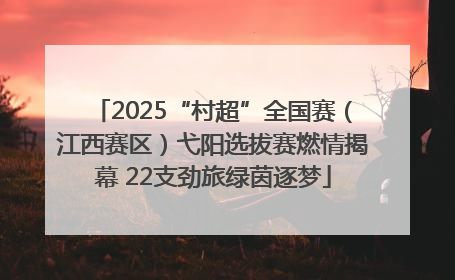 2025“村超”全国赛（江西赛区）弋阳选拔赛燃情揭幕 22支劲旅绿茵逐梦
