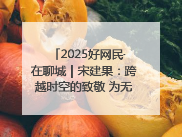 2025好网民·在聊城｜宋建果：跨越时空的致敬 为无名烈士“正名”